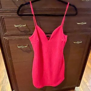 Missguided Hot Pink Mini Dress
